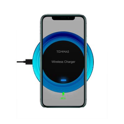 China Mobile Phone Professional Customization Portable Qi Wireless Charger Charging Wireless Fast Charging for Car/Office for sale