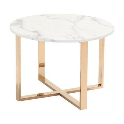 China (Size)2022 Wholesale Modern Adjustable Modern Marble Top Coffee Table Home Decor Metal Tea Table Short Small Tables for sale