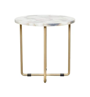 China New Style Product Adjustable Modern Marble Coffee Table Round (Height) Side Table For Living Room for sale