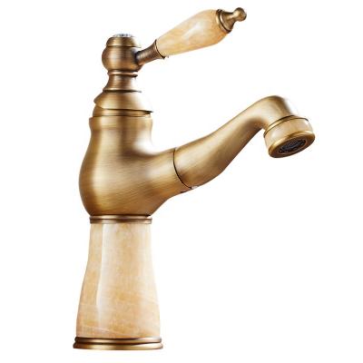 China Metered faucets marble brushed gold basin faucet high quality basin faucet grifo step down basin faucet marble for sale