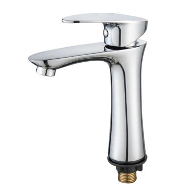 China Faucets Factory Supplier Metered Single Handle Sink Faucet Deck Mounted Zinc Cold Water Faucet Basin Faucet for sale