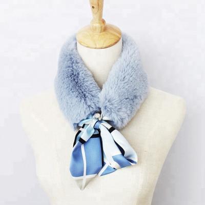 China Two in one; new style multifunctional faux fur with mini scarf girls ladies party wedding winter two in one shawl for sale