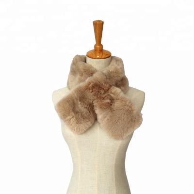 China Hot Sale Faux Fur Scarf Faux Fur Fashion Women Scarf for sale