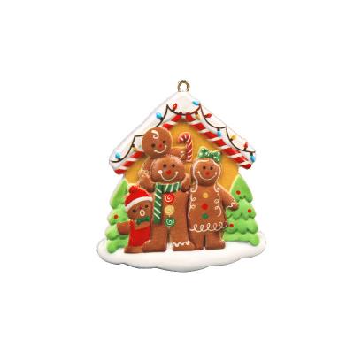 China Festival Decoration 2021 Hot Sale Gingerbread Man Christmas Tree Christmas Hanging Ornaments for sale