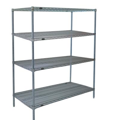 China Sustainable Heavy Duty Shelving Metal Space Saver Grid Shelf for sale