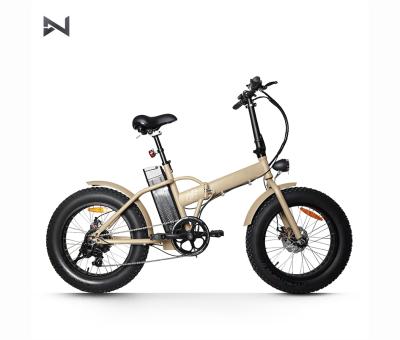 China Aluminum Alloy Electric Bicycle 36V Folding Tire Good Recommended Fat Bike for sale