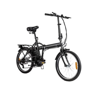 China LVNENG 20 Inch CE Steel Folding Electric Bicycle 200W Drop Shipping Adult Electric Bike Mini Electric Bike Ebike for sale