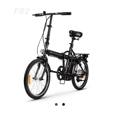 China 200W Mini Electric Bike CE Electric Retro Folding Electric Bicycle Adult Steel Bike 20 Inch Electric Folding Bike for sale