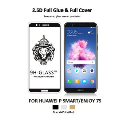 China Mobile Phone For Huawei p Smart Tempered Glass Screen Protectors For Mobile Phones Full Glue Glass for sale