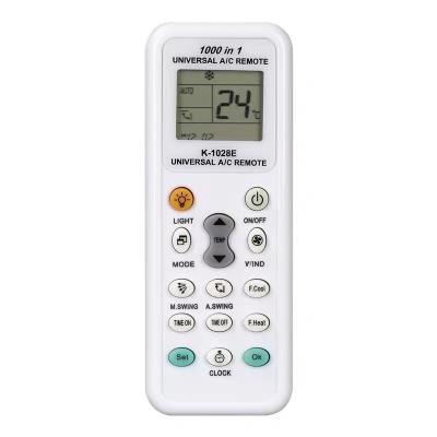 China Best Air Conditioner Price 1000 in 1 Universal Air Conditioner K1028E AC Remote Control Remote Control Outdoor for sale