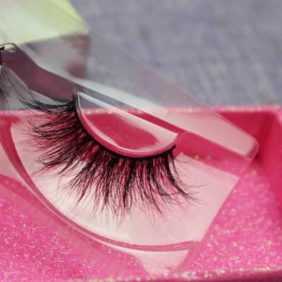 China Free Sample Real 3D Natural Eyelash Mink Lashes 3D Box Custom Private Label 25mm Mink for sale