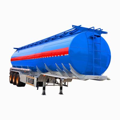 China Factory 3 Axle Liquid Truck Trailer 70000 Liters Gas Fuel Oil Water Diesel Tanker Trailer Petrol Petrol Transport Trailer Semi Tank Trailers for sale