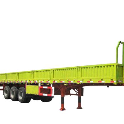 China Truck Trailer Factory Supply12500*2500*3650 Steel 3Axles 40 Ton Dump Semi Trailer Truck For Cargo Transport With Single Open Rectangular Bucket for sale