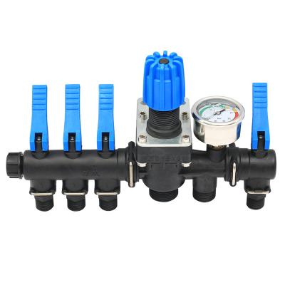 China Durable Wholesale Boom Chemical Agro Sprayer Adjustable Spray Pressure Regulator With Gauges for sale