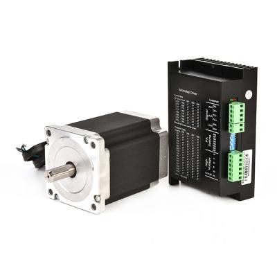 China Automation Equipment 2021 8N 86BYGH250-113 113MM NEMA 34 Stepper Motor With HB860 Drive Open Loop Stepper Motor for sale