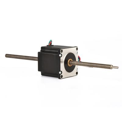 China CNC Plasma Cutting Machine 57mm Hybrid NEMA 23 Linear Stepper Motor; worm gear stepping motor, linear actuator motor for sale