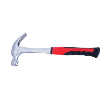 China Strong And Durable Forged Woodworking One Piece Full Steel Handle Horn Single Hammer for sale