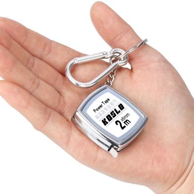 China Lightweight And Easy To Carry BTE Carbon Sale Whole Household Small Color Key Chain Mini Measuring Tape for sale