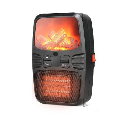 China 2020 New Product Household Wall-outlet Fireplace Flame Heater Home Heater Fan Heater for sale