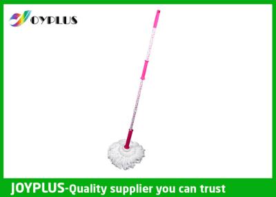 China Microfiber twist mop with iron handle  easy cleaning mop with printed handle  new twist mop for sale