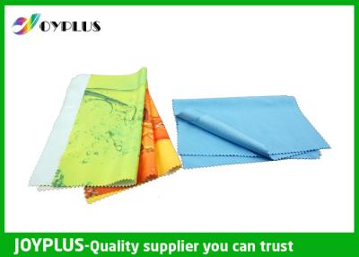 China Eco Friendly Microfiber glass cleaning Cloth , Colorful Microfiber Lens Cleaning Towel for sale