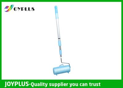 China Long Handle Lint Roller Remover With Telescopic Handle Blue Colors 16CM for sale