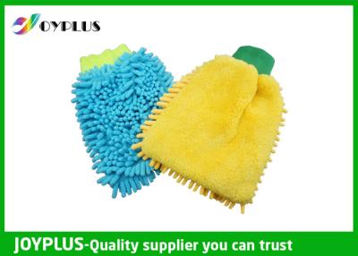 China Super Absorbent Car Cleaning Mitt Car Wash Gloves Microfiber Material 23X17CM for sale