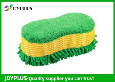 China Microfiber Chenille Sponge For Washing Car Special Shape 24X12.5X8CM for sale