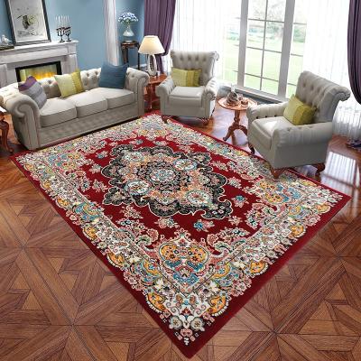 China Luxury Anti-slip Lint Free Design Living Room Soft Center Area Rug for sale