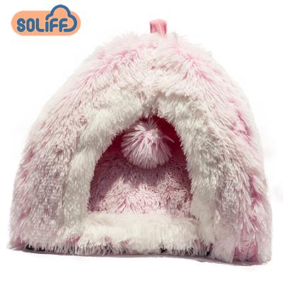 China High Quality Breathable Small Dog Bed Cat Bed New Design Soft Around Pet Bed for sale