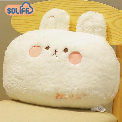 China Mondern Cute Plush Pillow White Rabbit Stuffed Animal Plush Pillows for sale