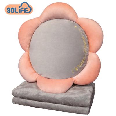 China Mondern Soft Toy Pillow 3 In 1 Cute Pillow Cover Flower Pillow for sale