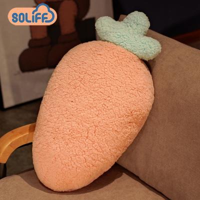 China Mondern Stuffed Cute Carrot Pillow Plush Soft Toy Pillows for sale