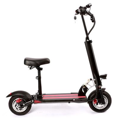 China 48v Unisex 10inch Powered 2 Motor Kick EL Scoter Electrico E Urban Foldable Foldable Electric Scooter Two Wheels For Adults for sale