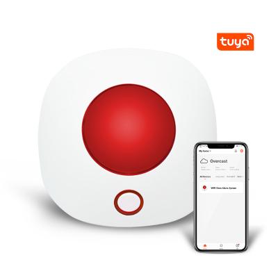 China Tuya Hot Selling APP WIFI Remote Control Smart Wifi Siren Alarm System With 433MHZ Wireless Sensors for sale