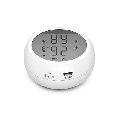 China HAK-WSD400B High Quality Alarm Smart Sensor Humidity Temperature Humidity Wireless WIFI Tuya Temperature Sensor for sale