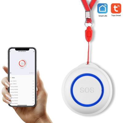 China 40% | Hot Selling 80%RH Tuya WIFI SOS Button Emergency SOS Emergency Alarm Wireless Button for Home Alarm Signal for sale