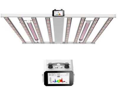 China Seed Starting Newest Design Dimmable Spectrum Hydroponics Foldable Adjustable Horticulture LED Grow Light With IR UV For Indoor Plant for sale