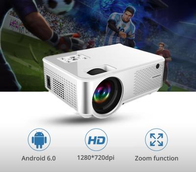 China Home Theater HIFI STEREO Mini Multimedia Wifi Projector portable Android 6 0 Dvd hd Proyector smart wifi beamer for sale