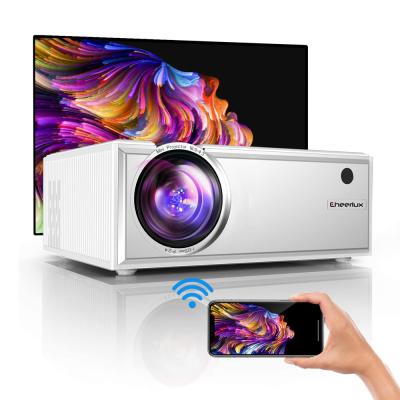 China CHEERLUX C8WIFI wireless system mini wireless projector with 2200 lumens for home theater support 1080p video AV proyector for sale