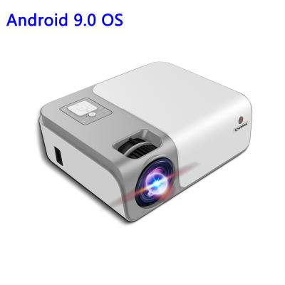 China 3D Cheerlux C50 Android 9.0 OS Ready 1920*1080P Full HD 9.0 4000 Lumens Projector Smart Wifi LCD LED Home Projector for sale