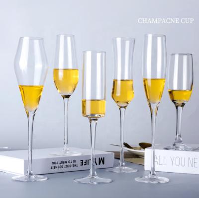 China New Classic/Postmodern Crystal Champagne Glass Bubble Glass Sweet Tumbler Set for sale