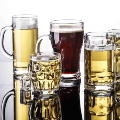 China Glass Viable Beer Mug Hot Selling Design for sale