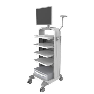 China Traditional mobile cart for endoscope with ISO13485 Endoscope Cart Hospital Endoscope Cart for sale