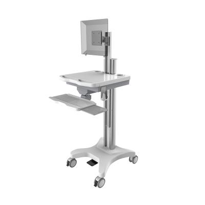 China Modern Desktop Roll Stand ECG Mobile Medical Worktop Trolley Arm Support Screen Ultrasound Bracket TR800 for sale