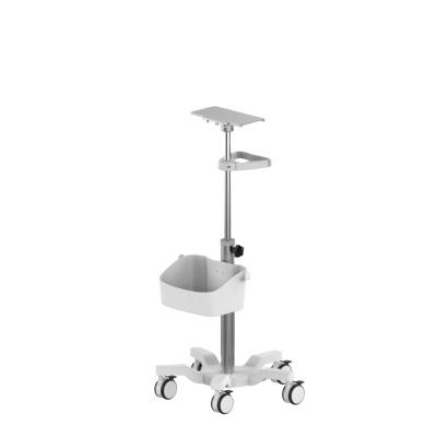 China Modern trolley with white wheel and descent base for ECG/Ultrasound/iPAD for sale