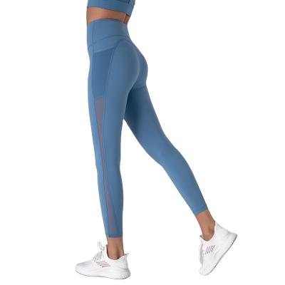 China Antibacterial Women Jogging Pants Yoga Pants With Pocket Leggings Women Fitness Gaiters Butts Crack! crack! gaiters for sale