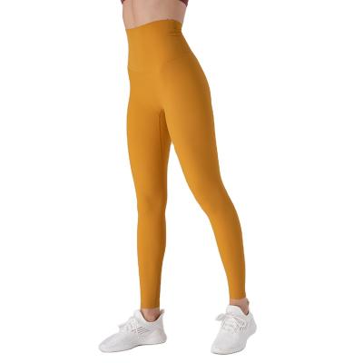 China Women Antibacterial Sportswear Full Waisted High Waisted Gaiters Running Tights Workout Clothing Women Yoga Pants for sale