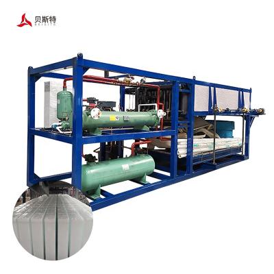 China Industrial Hot Sales 2ton 3ton 5ton Ice Block Direct Cooling Maker Making Machine For Seafood Industrial for sale