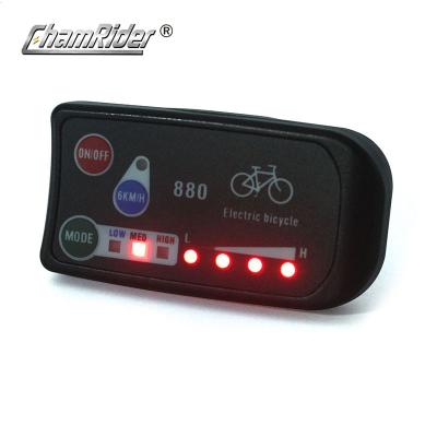 China Free Shipping Electirc Electric Bike 36V 48V KT LED880 Ebike Control Panel Show Electric Bike Parts For KT Controller for sale